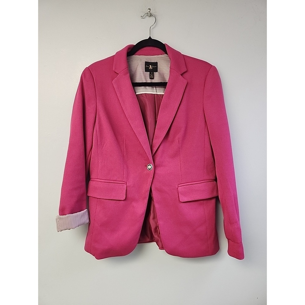 Jules & Leopold Studio Purple Pink Blazer Size M Structured‎ Jacket
